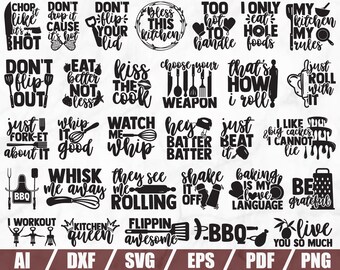 Kitchen Sayings Svg Etsy