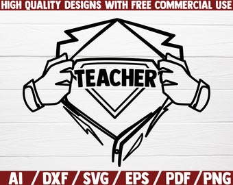 Download Super Teacher Svg Etsy