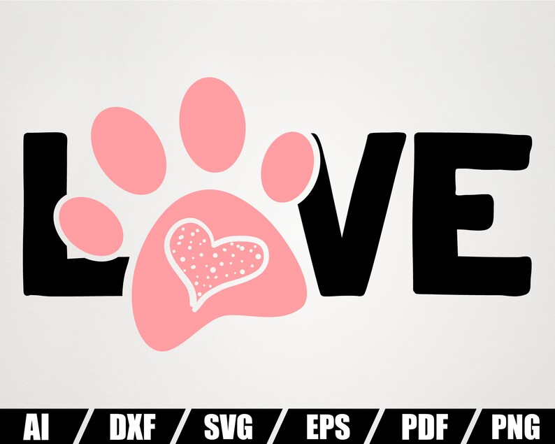Dog Paw Dxf File Dog Lover Svg Pet Svg Animal Lover Svg Cat Paw Cut File Love Animals Svg Paw Print Svg Cat Lover Svg Collage Craft Supplies Tools Delage Com Br