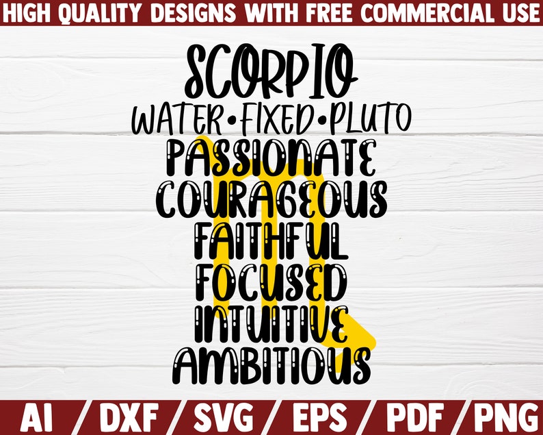 Download Zodiac Traits Bundle DXF file cut file zodiac sign | Etsy