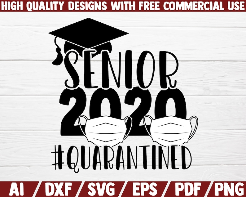 Download Quarantine Graduation SVG bundle 5 design DXF file cut | Etsy