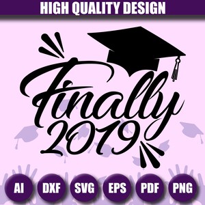 Download Visual Arts Collage Class Of 2019 Svg Grad Cut Files Graduation Cut Files Graduate Svg Graduation Cut Files Happy Graduation End Of School