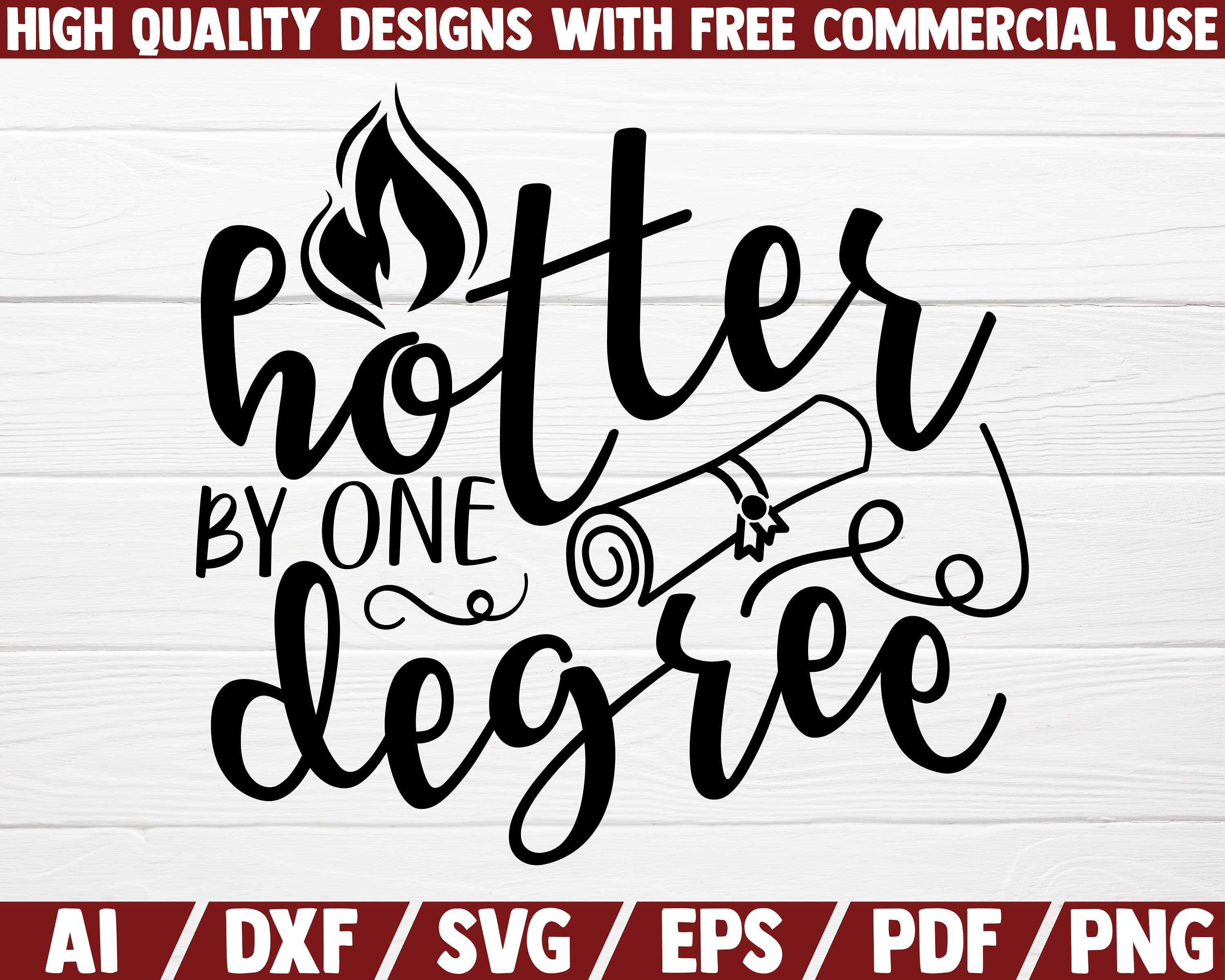 Hotter by one degree SVG Graduation 2021 class of 2021 Etsy