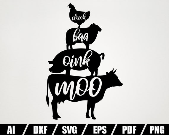 Download Farm Animals Svg Farmhouse Svg Cut File Farming Svg Etsy