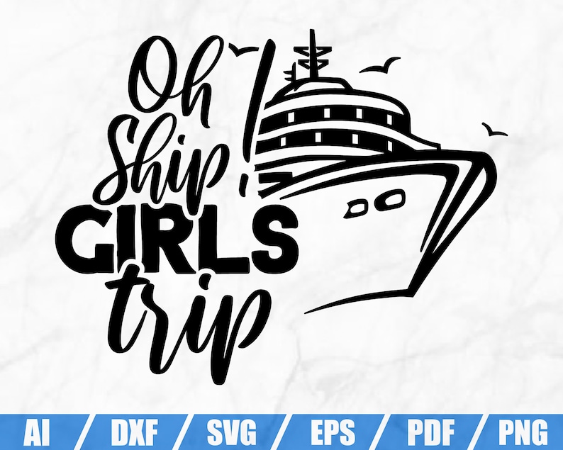 Girls Trip Words Svg