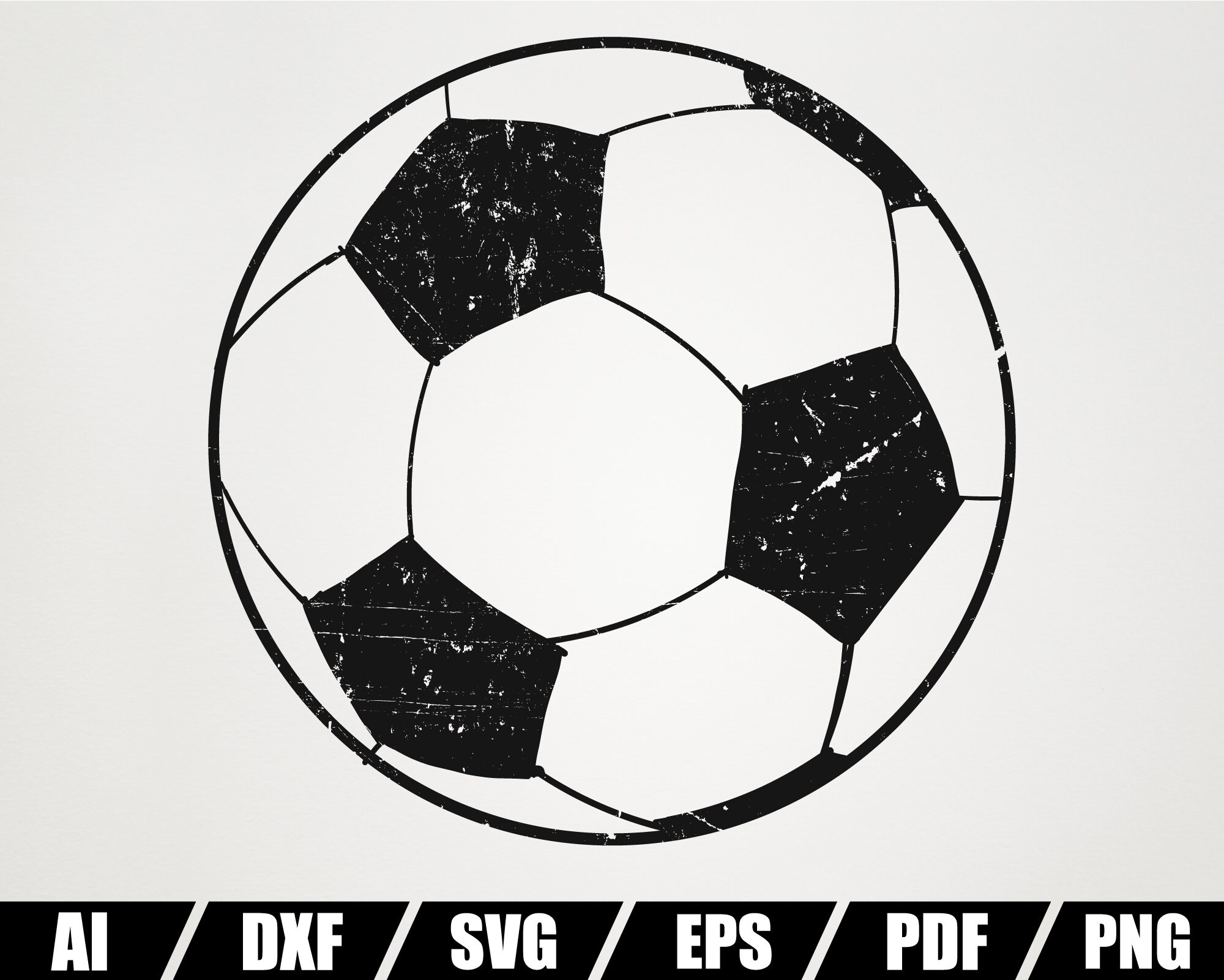 Soccer ball SVG Soccer ball Cut file Soccer ball Dxf Etsy