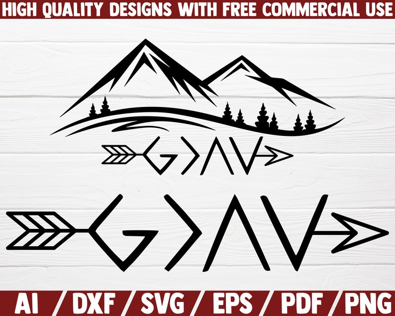 Download God is greater than the highs and lows SVG 12 designs DXF ...