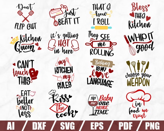 Download Kitchen Svg Bundle Apron Prints Svg Dish Towel Svg Etsy