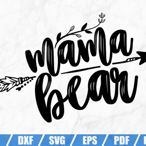 Download Mama Bear Svg Mama Bear Clip Art Mama Bear Shirt Print Etsy