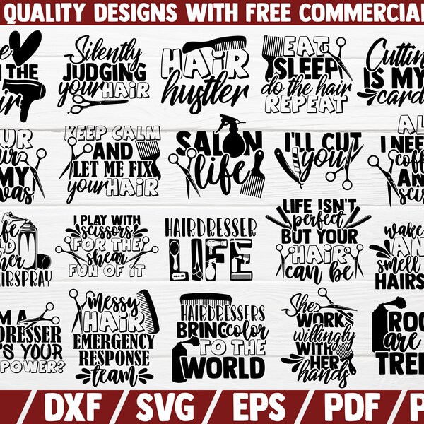 Hairdresser Quote Svg Etsy