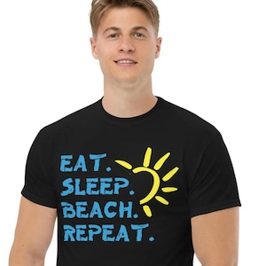 T-shirt &quot;Eat - Sleep - Beach - Repeat&quot;