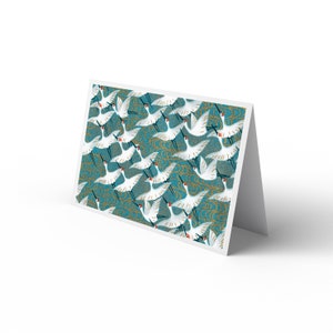 Wenskaart met envelop//Japan/Chiyogami