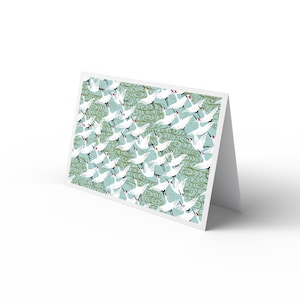 Wenskaart met envelop//Japan/Chiyogami