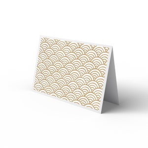 Wenskaart met envelop//Japan/Chiyogami