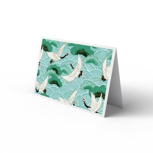 Wenskaart met envelop//Japan/Chiyogami