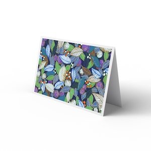 Wenskaart met envelop//Japan/Chiyogami