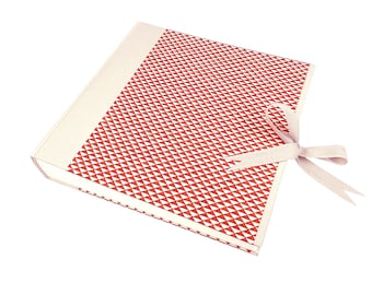 Photo album / guest book with high-quality Chiyogami - even without a ribbon