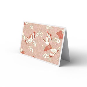 Wenskaart met envelop//Japan/Chiyogami