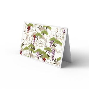 Wenskaart met envelop//Japan/Chiyogami