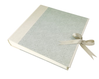 Photo album / guest book with high-quality Chiyogami - even without a ribbon