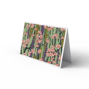 Wenskaart met envelop//Japan/Chiyogami