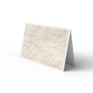 Wenskaart met envelop//Japan/Chiyogami