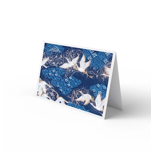 Wenskaart met envelop//Japan/Chiyogami