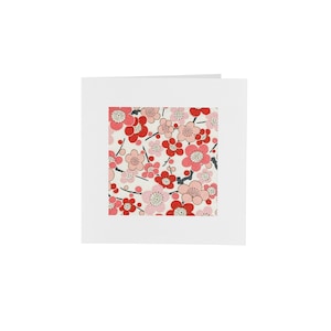 Wenskaart met envelop//Japan/Chiyogami