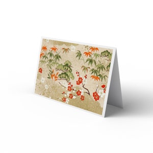 Wenskaart met envelop//Japan/Chiyogami