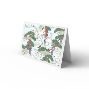 Wenskaart met envelop//Japan/Chiyogami