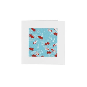 Wenskaart met envelop//Japan/Chiyogami