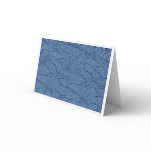 Wenskaart met envelop//Japan/Chiyogami
