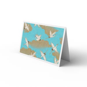 Wenskaart met envelop//Japan/Chiyogami