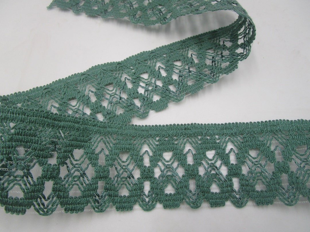 0.75 M Remaining Quantity of Wider Bobbin Trim Petrol (5 Cm Wide) 60-1 ...