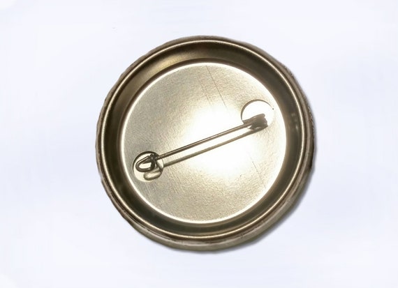 Kindergeburtstag /• /Ø32mm Nadelbutton Pin Anstecker Geburt BUTTON MATT /• Krone ROSA /• Geschenk f/ür Taufe