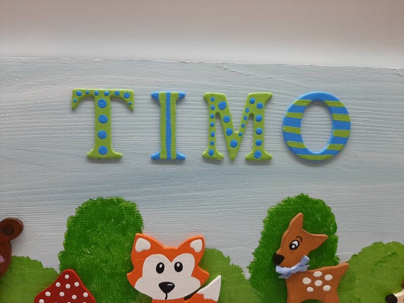 Children's Wardrobe Forest Animals, Wardrobe, Mellenkreationen, Animals ...