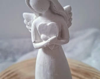 Guardian angel, angel, white angel, Raysindeko, Raysin, decoration, angel with heart, friend forever, Mellenkreationen