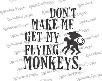 Download Flying Monkey Svg Etsy