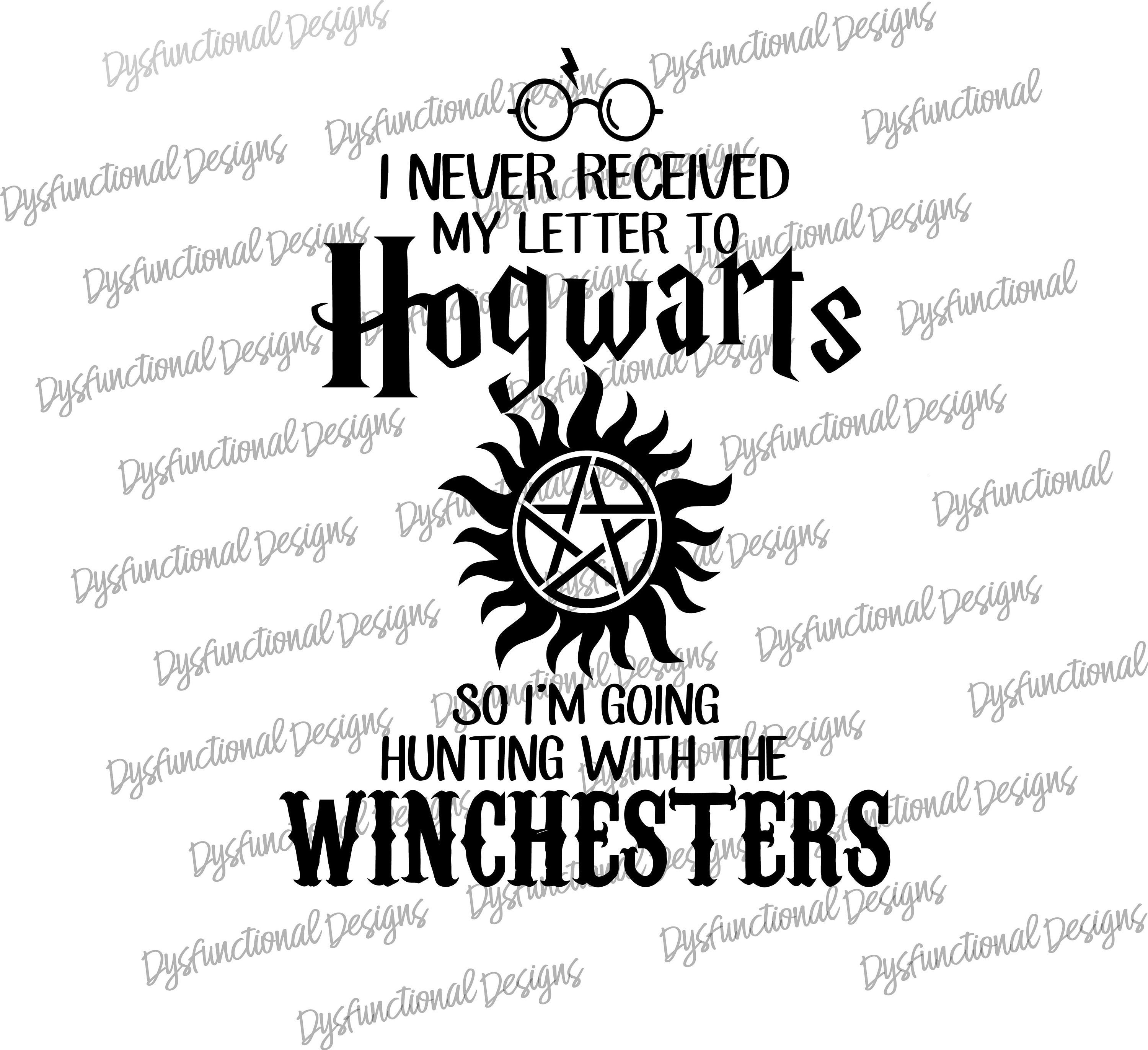 Potter and Winchesters Supernatural // SVG Cutting File AI | Etsy