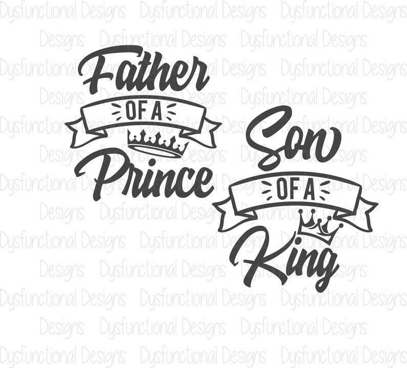 Father and Son Matching // SVG Cutting File AI Dxf and - Etsy UK