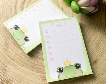 Froggy HANDMADE notepad