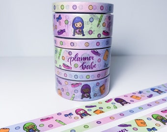 Planner Babe Washi Tape - Exclusive custom design by Brithzy Crafts - decorative tape for crafting and planning!