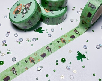 St. Patrick's Day Washi Tape - Exclusive Design by BrithzyCrafts