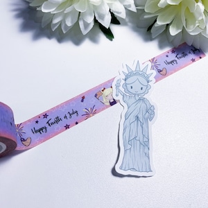 Lady Liberty mourir autocollant coupé