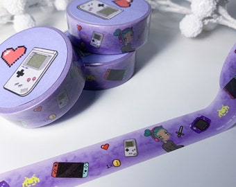 Gaming World Washi Tape - Exklusives Individuelles Design von Brithzy Crafts - dekoratives Tape zum Basteln und Planen!