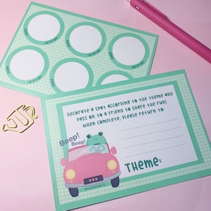 TPC - Carte postale de voyage papier 300 g - Bip ! Bip ! - 10x15 cm