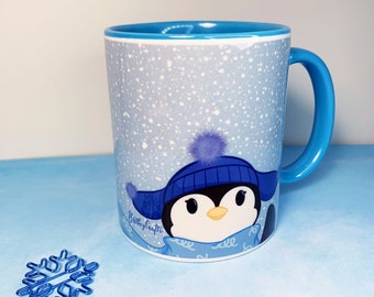 Winter penguin - Let it snow! - 350ml Mug