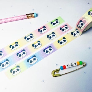 Panda Emotions Washi Bande