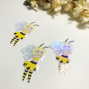 Autocollant de vinyle d'abeille de miel