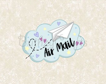 Air mail stickers - Set of 36